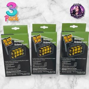 Black Flag Mosquito 3 Pack Bug Zapper Refill 30 Day Release Pest Management
